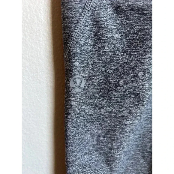 Lululemon Inspire Tight II Deep Coal Grey And Pink Mesh Size 4 Leggings, Pockets - Picture 8 of 9